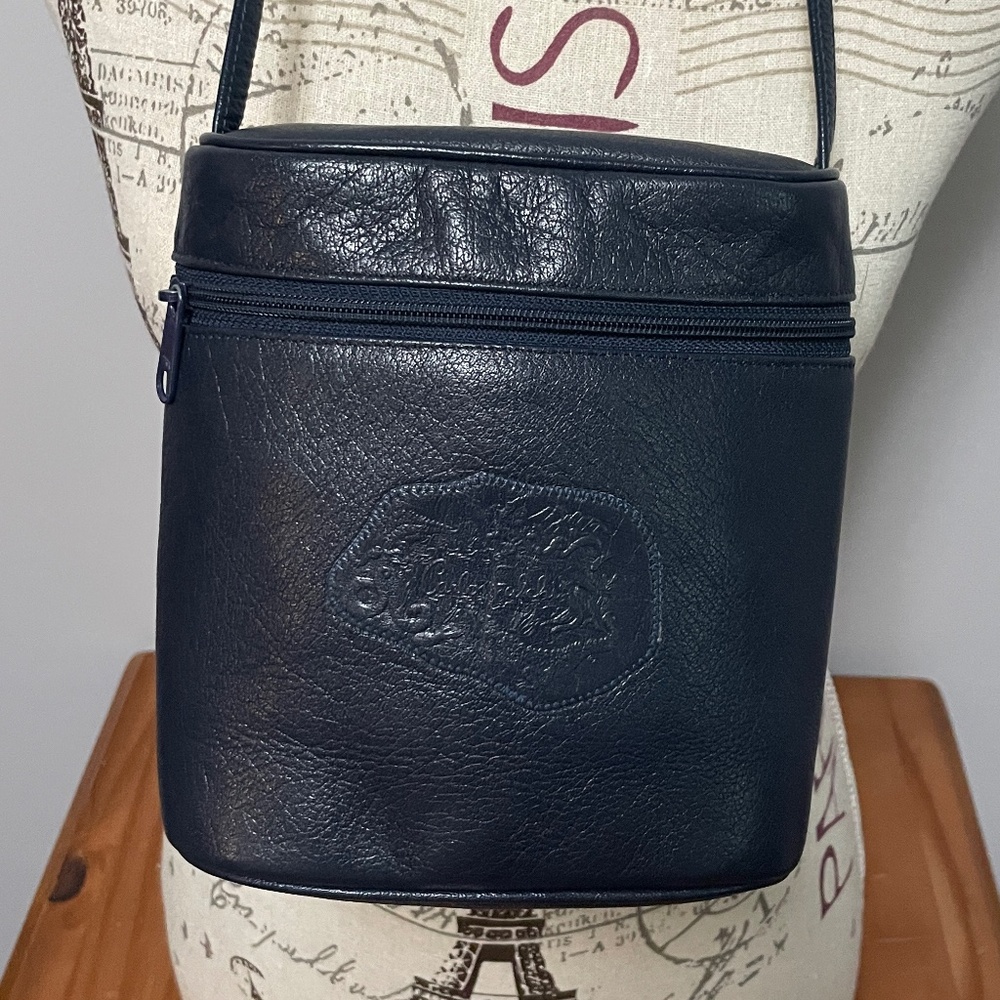 CAROLOS FALCHI - Vintage Crossbody Camera Bucket Bag